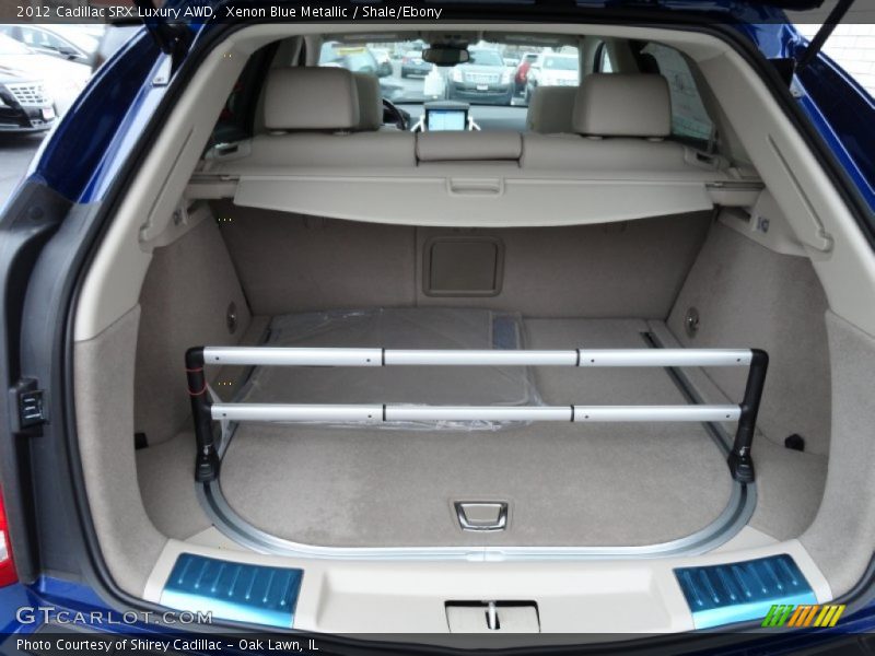 Xenon Blue Metallic / Shale/Ebony 2012 Cadillac SRX Luxury AWD
