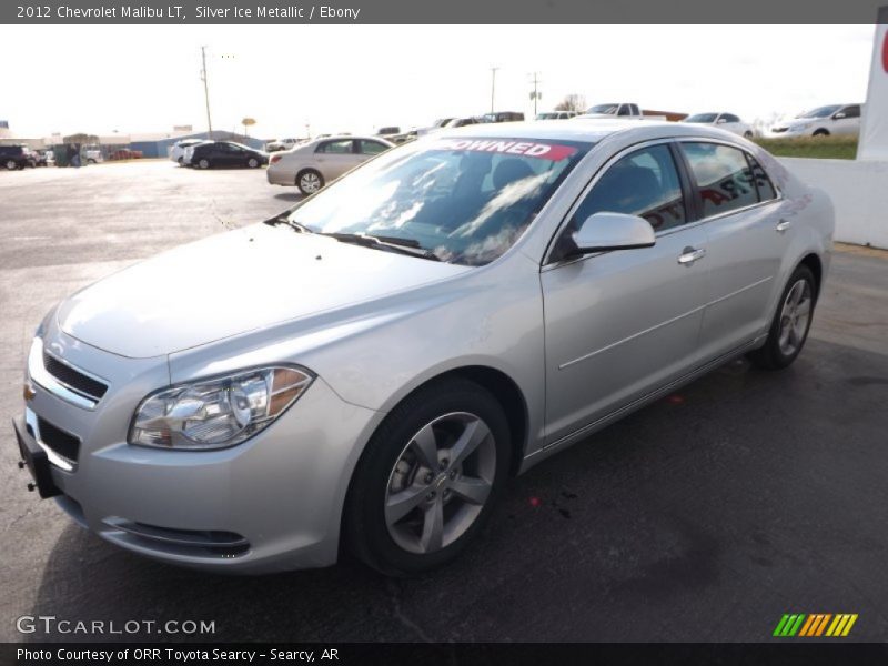 Silver Ice Metallic / Ebony 2012 Chevrolet Malibu LT