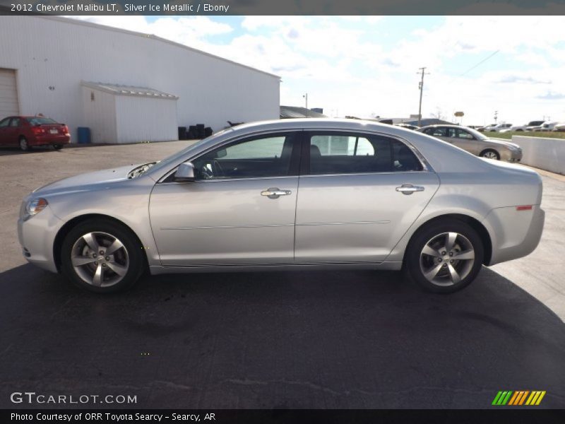 Silver Ice Metallic / Ebony 2012 Chevrolet Malibu LT