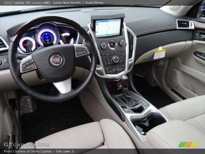 Xenon Blue Metallic / Shale/Ebony 2012 Cadillac SRX Luxury AWD
