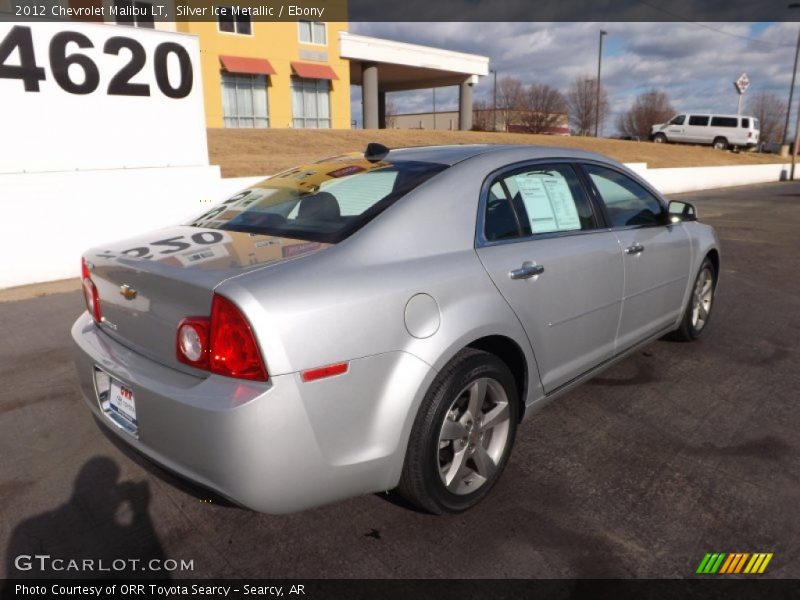 Silver Ice Metallic / Ebony 2012 Chevrolet Malibu LT