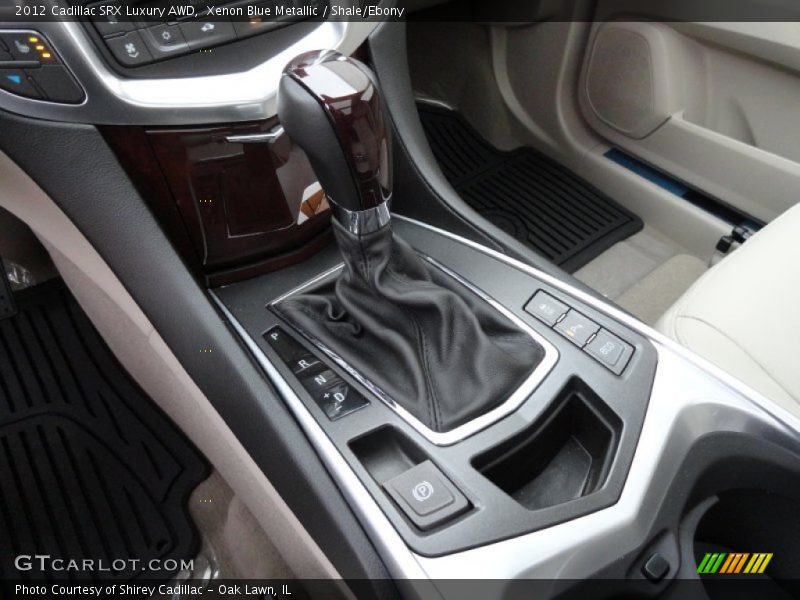 Xenon Blue Metallic / Shale/Ebony 2012 Cadillac SRX Luxury AWD