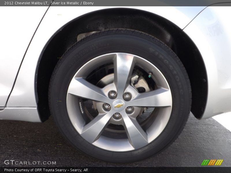 Silver Ice Metallic / Ebony 2012 Chevrolet Malibu LT