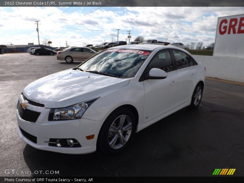 Summit White / Jet Black 2012 Chevrolet Cruze LT/RS