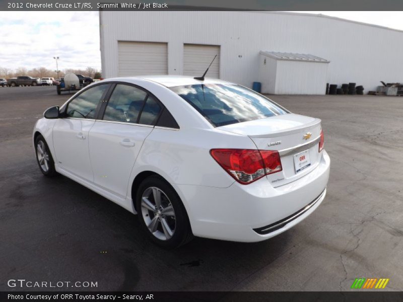 Summit White / Jet Black 2012 Chevrolet Cruze LT/RS