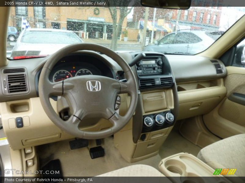 Sahara Sand Metallic / Ivory 2005 Honda CR-V LX 4WD