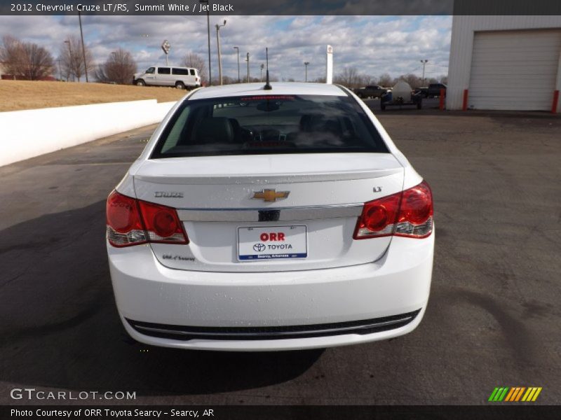 Summit White / Jet Black 2012 Chevrolet Cruze LT/RS