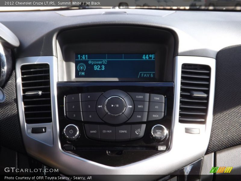 Summit White / Jet Black 2012 Chevrolet Cruze LT/RS