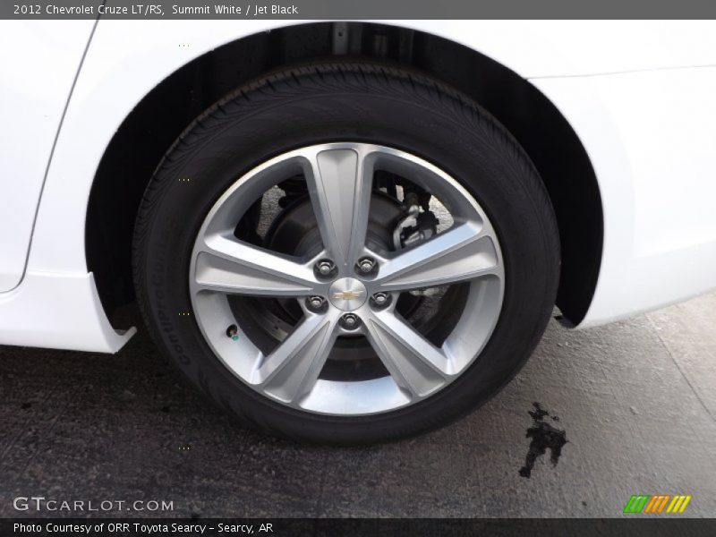 Summit White / Jet Black 2012 Chevrolet Cruze LT/RS