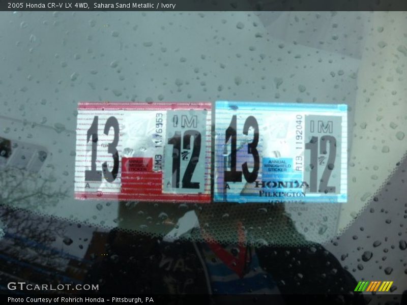 Sahara Sand Metallic / Ivory 2005 Honda CR-V LX 4WD