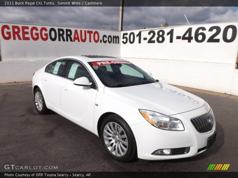 Summit White / Cashmere 2011 Buick Regal CXL Turbo