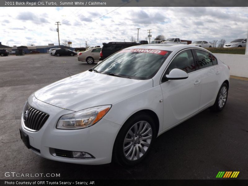 Summit White / Cashmere 2011 Buick Regal CXL Turbo