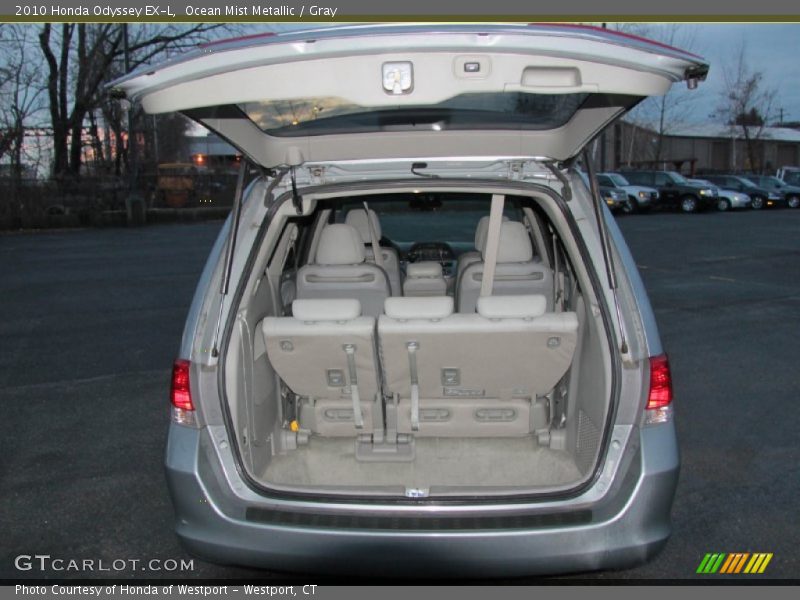 Ocean Mist Metallic / Gray 2010 Honda Odyssey EX-L