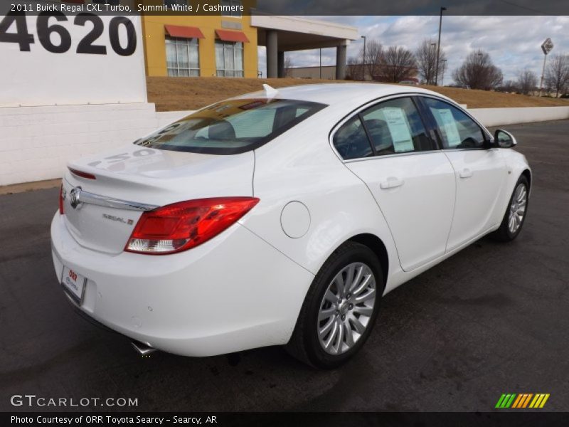 Summit White / Cashmere 2011 Buick Regal CXL Turbo