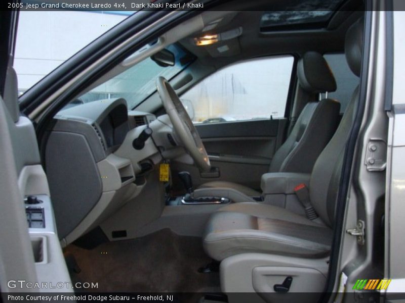 Dark Khaki Pearl / Khaki 2005 Jeep Grand Cherokee Laredo 4x4