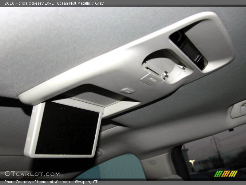 Ocean Mist Metallic / Gray 2010 Honda Odyssey EX-L