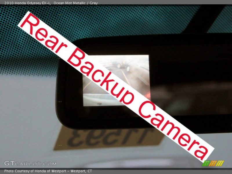 Ocean Mist Metallic / Gray 2010 Honda Odyssey EX-L