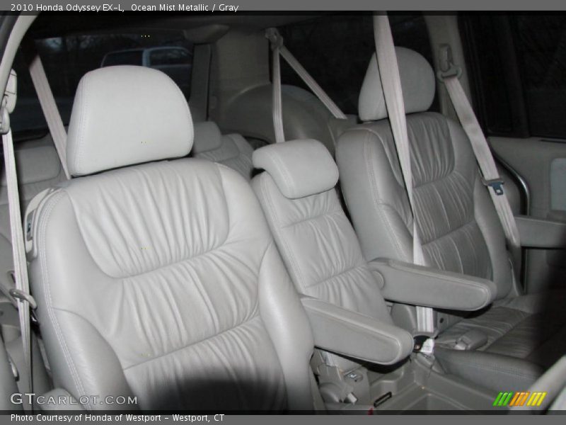 Ocean Mist Metallic / Gray 2010 Honda Odyssey EX-L