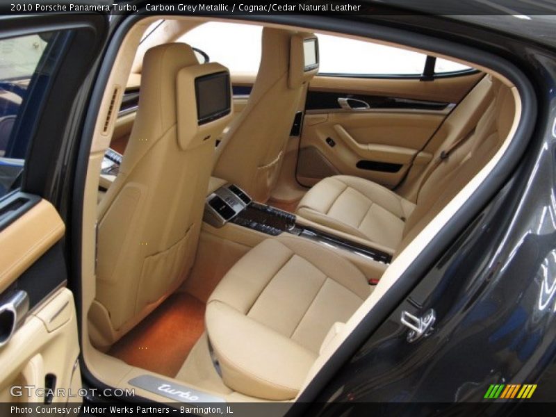 Rear Seat of 2010 Panamera Turbo