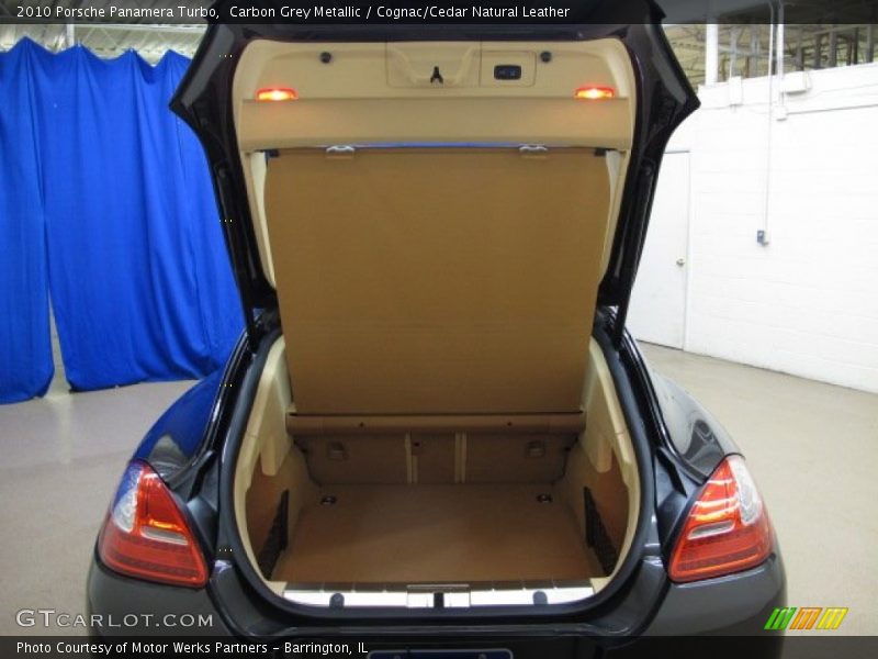 Carbon Grey Metallic / Cognac/Cedar Natural Leather 2010 Porsche Panamera Turbo