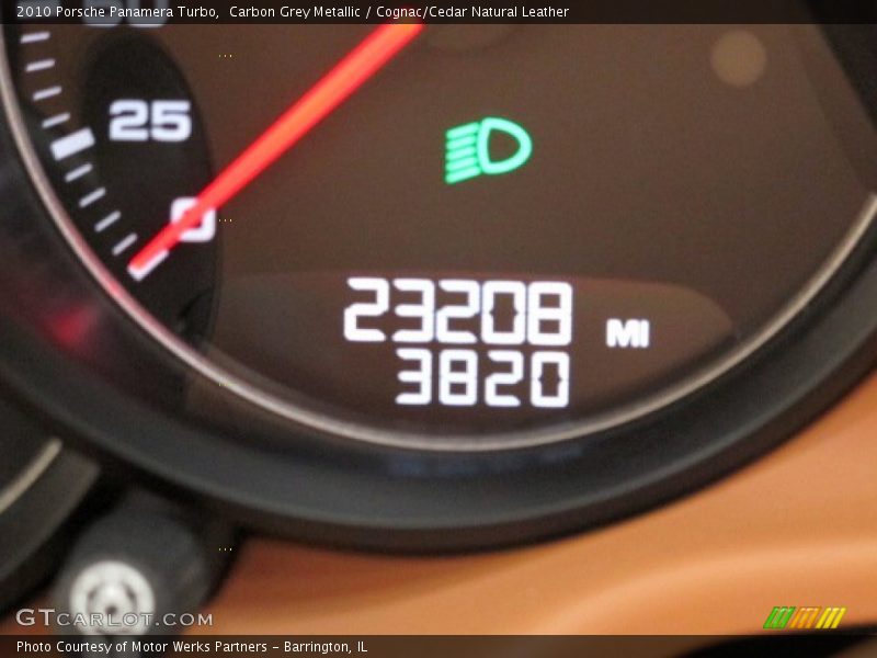Carbon Grey Metallic / Cognac/Cedar Natural Leather 2010 Porsche Panamera Turbo