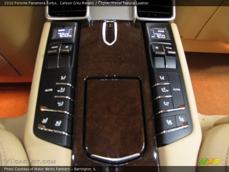 Carbon Grey Metallic / Cognac/Cedar Natural Leather 2010 Porsche Panamera Turbo