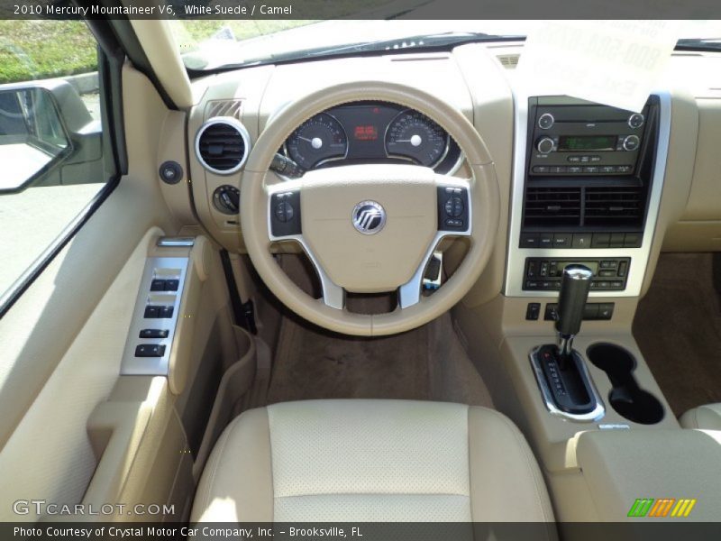 White Suede / Camel 2010 Mercury Mountaineer V6
