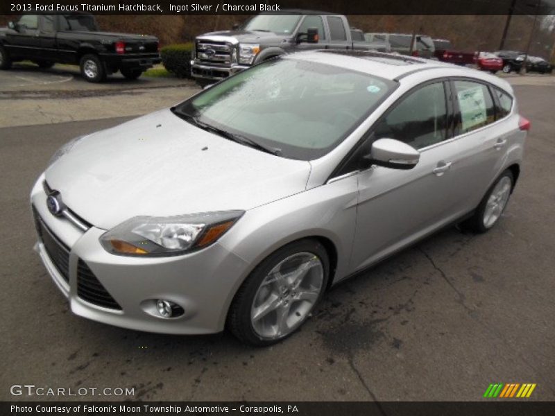 Front 3/4 View of 2013 Focus Titanium Hatchback