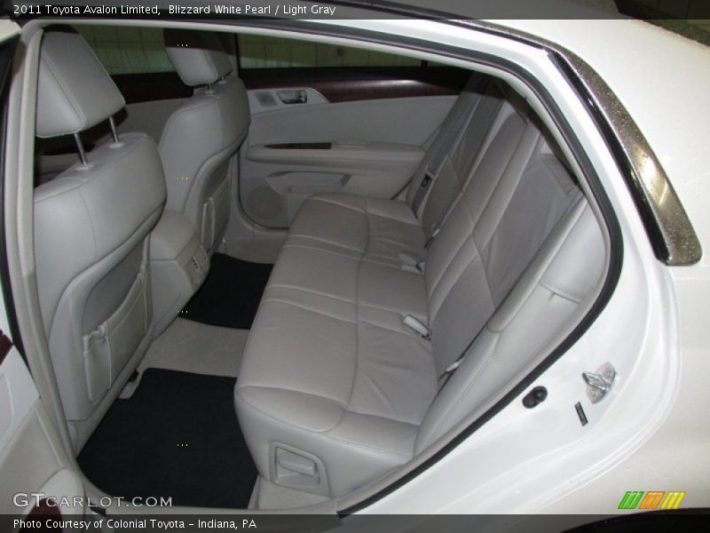 Blizzard White Pearl / Light Gray 2011 Toyota Avalon Limited