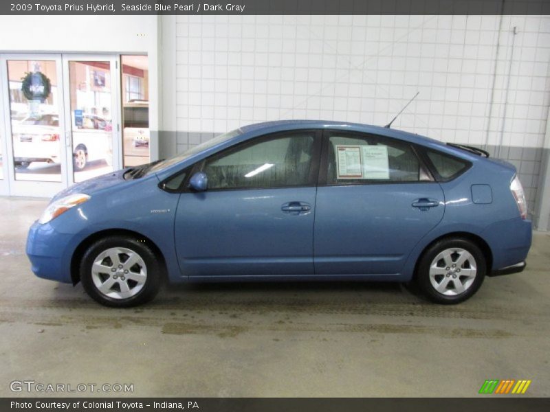 Seaside Blue Pearl / Dark Gray 2009 Toyota Prius Hybrid