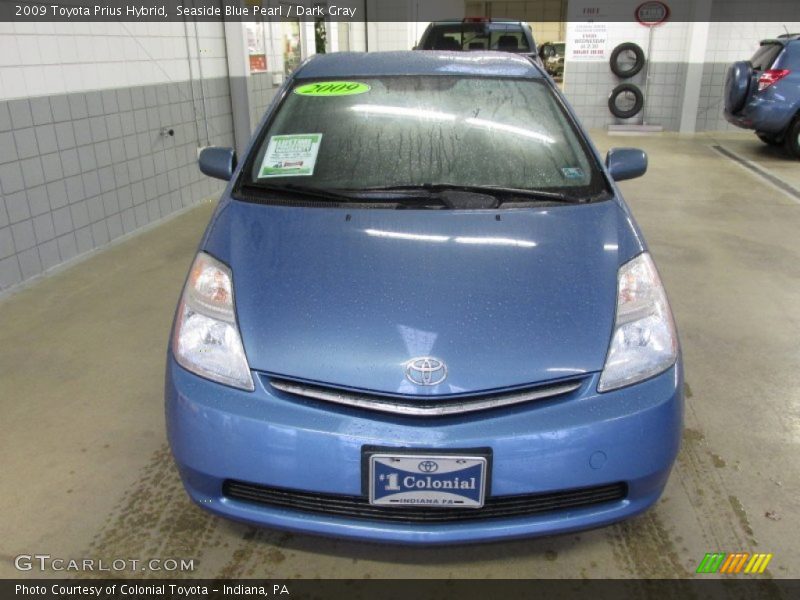 Seaside Blue Pearl / Dark Gray 2009 Toyota Prius Hybrid