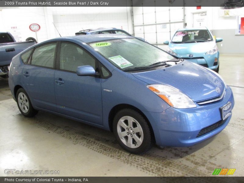 Seaside Blue Pearl / Dark Gray 2009 Toyota Prius Hybrid