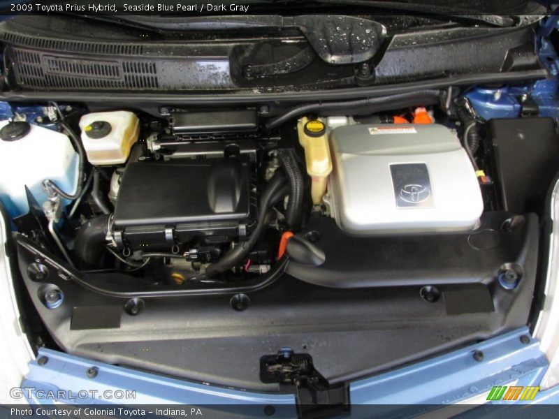 Seaside Blue Pearl / Dark Gray 2009 Toyota Prius Hybrid