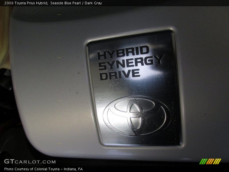 Seaside Blue Pearl / Dark Gray 2009 Toyota Prius Hybrid
