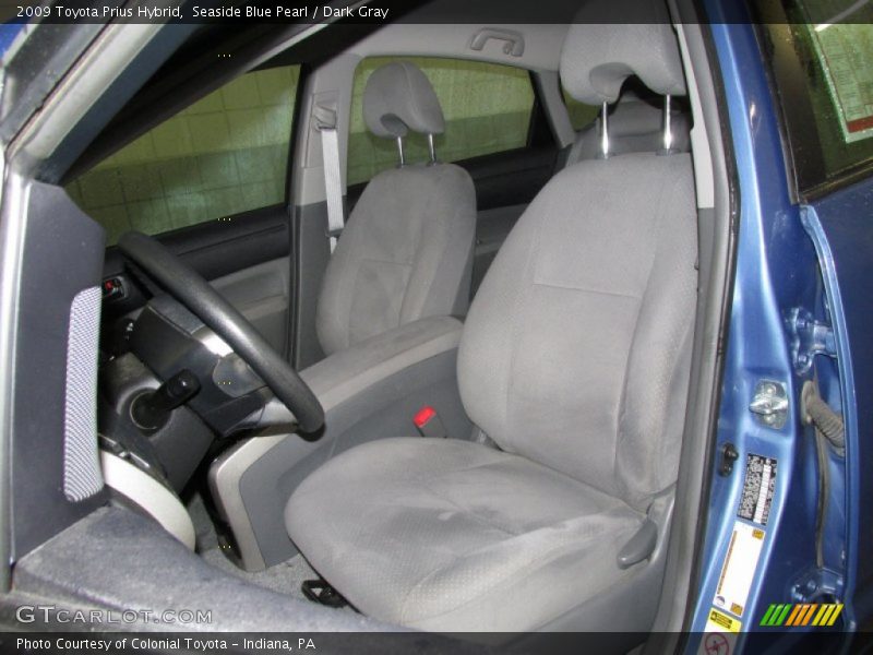Seaside Blue Pearl / Dark Gray 2009 Toyota Prius Hybrid