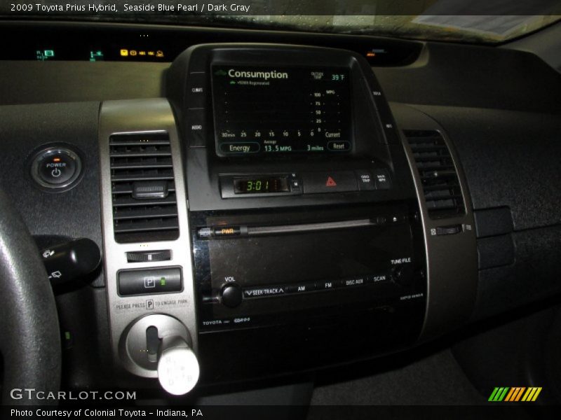 Seaside Blue Pearl / Dark Gray 2009 Toyota Prius Hybrid