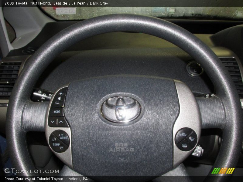 Seaside Blue Pearl / Dark Gray 2009 Toyota Prius Hybrid