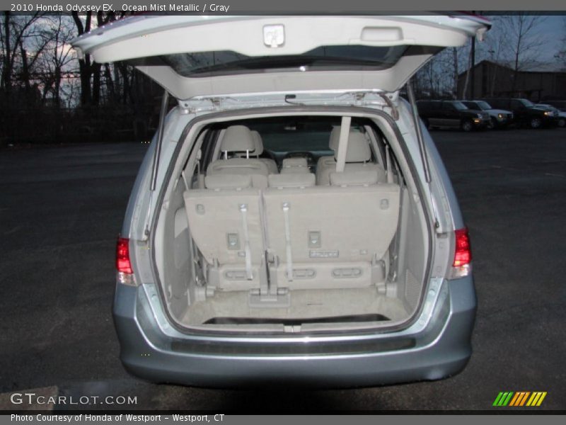 Ocean Mist Metallic / Gray 2010 Honda Odyssey EX