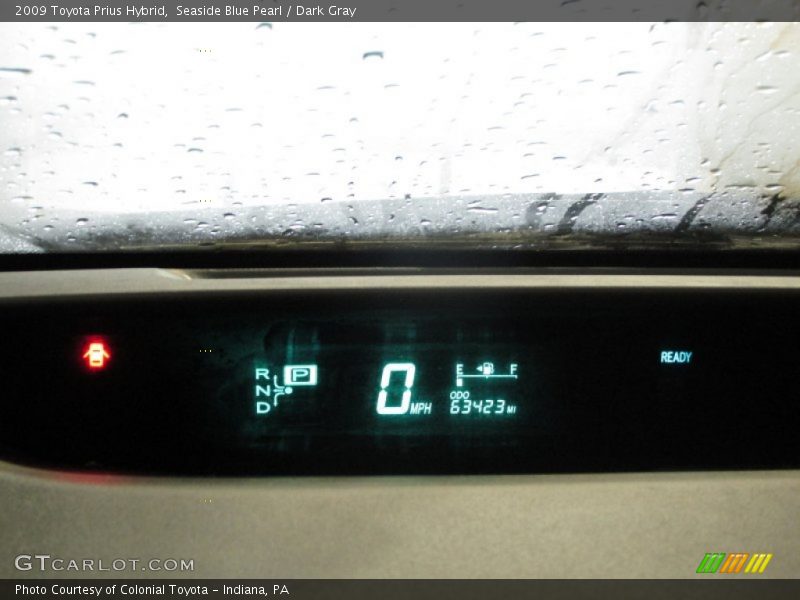Seaside Blue Pearl / Dark Gray 2009 Toyota Prius Hybrid