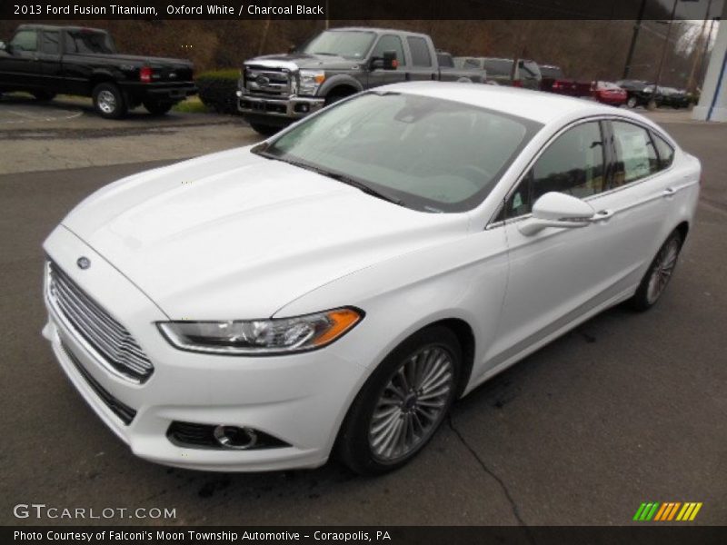 Front 3/4 View of 2013 Fusion Titanium