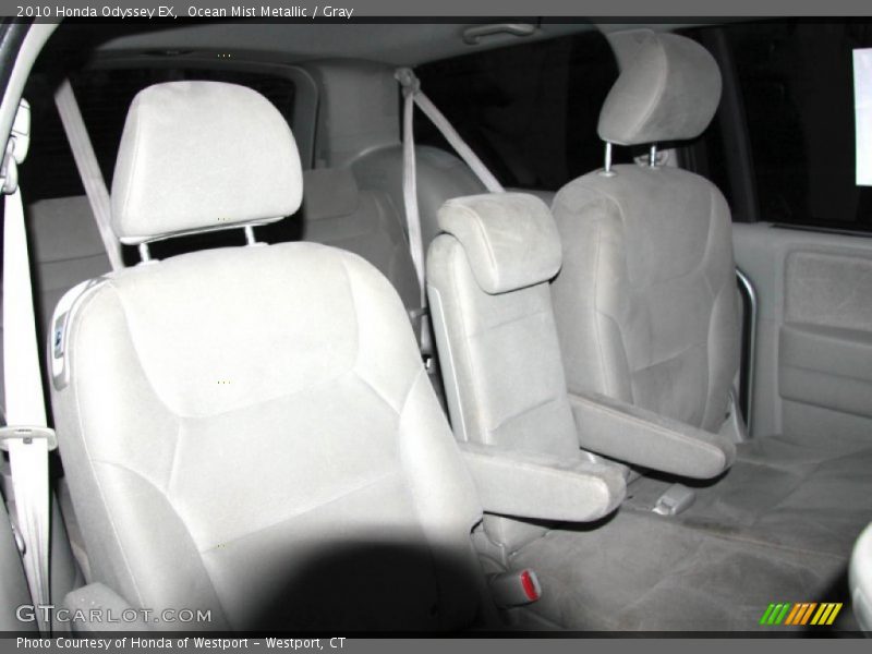 Ocean Mist Metallic / Gray 2010 Honda Odyssey EX