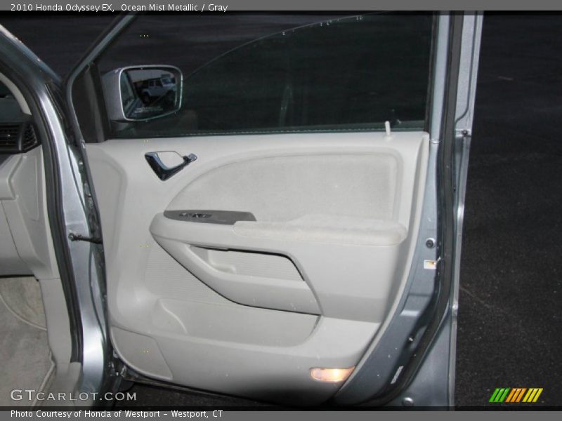 Ocean Mist Metallic / Gray 2010 Honda Odyssey EX