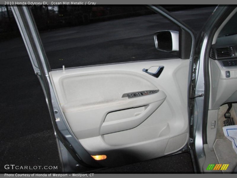 Ocean Mist Metallic / Gray 2010 Honda Odyssey EX