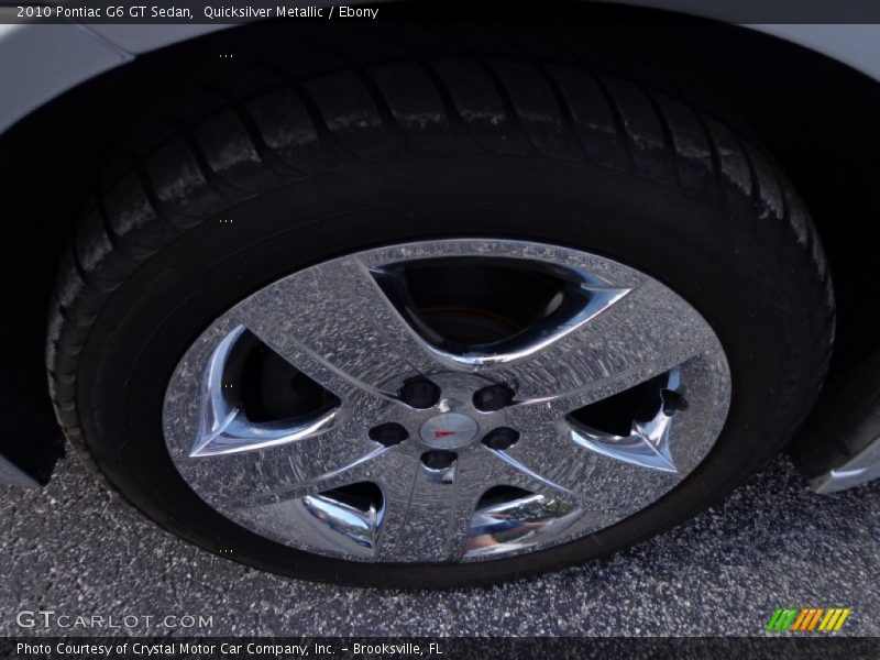 Quicksilver Metallic / Ebony 2010 Pontiac G6 GT Sedan