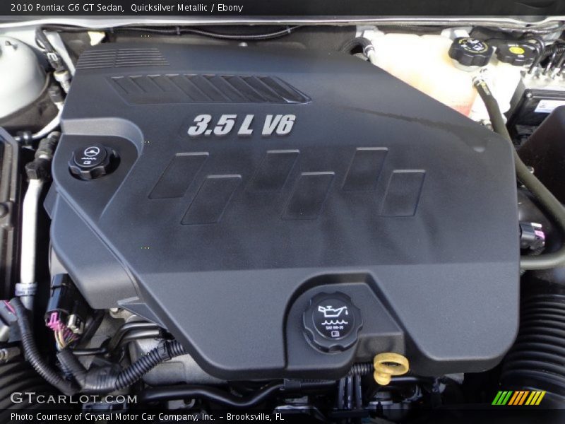 Quicksilver Metallic / Ebony 2010 Pontiac G6 GT Sedan