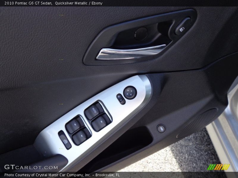 Quicksilver Metallic / Ebony 2010 Pontiac G6 GT Sedan