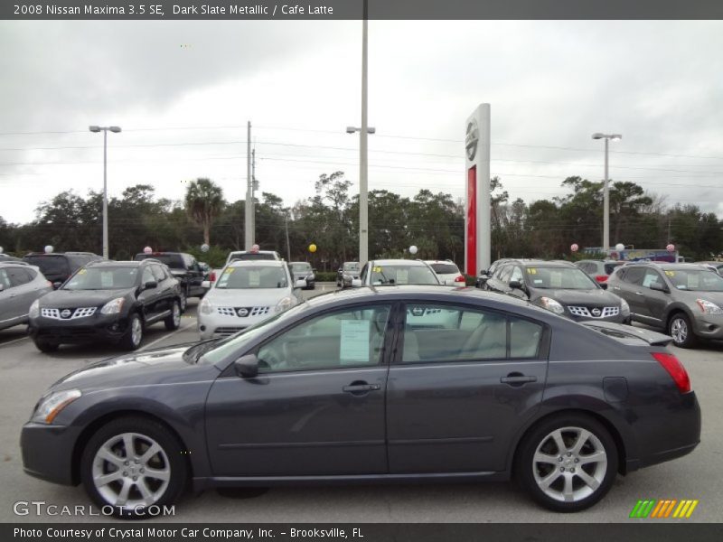 Dark Slate Metallic / Cafe Latte 2008 Nissan Maxima 3.5 SE