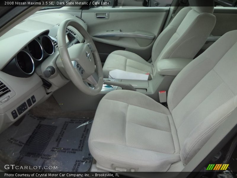 Dark Slate Metallic / Cafe Latte 2008 Nissan Maxima 3.5 SE