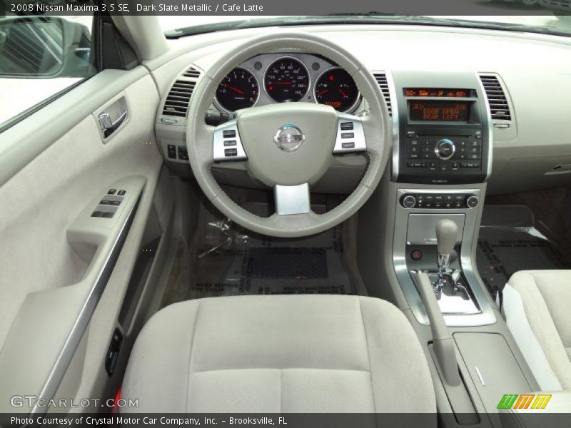 Dark Slate Metallic / Cafe Latte 2008 Nissan Maxima 3.5 SE