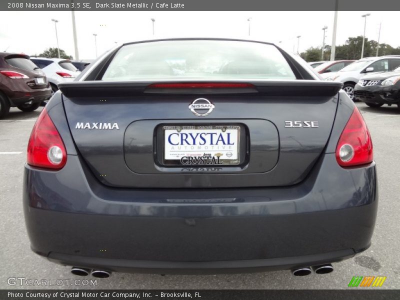 Dark Slate Metallic / Cafe Latte 2008 Nissan Maxima 3.5 SE